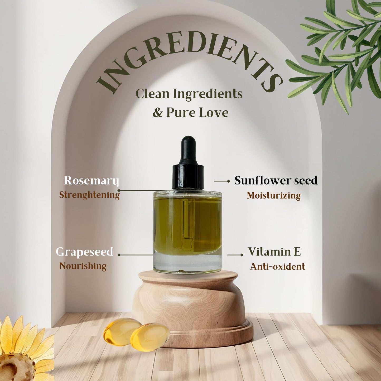 The Oily Tonic™ - Premium Rosemary Oil for Hair Growth