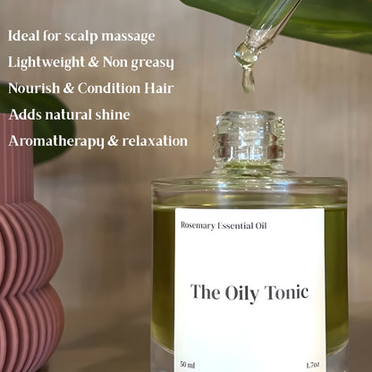The Oily Tonic™ - Premium Rosemary Oil for Hair Growth